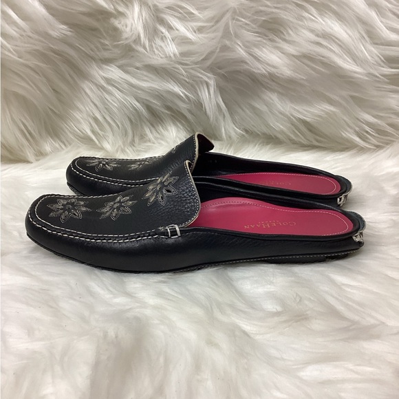 Vintage Cole Haan Aston Mule Shoes - Black - 7B - Like New In Box - Picture 5 of 7